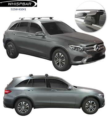 Mercedes GLC Yakima Whispbar roof rack